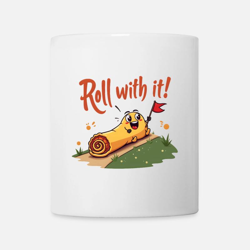 Roulez avec avec des nems - Mug blanc - blanc