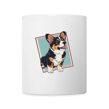 Chien Chiens Doberman - Mug blanc - blanc - Devant