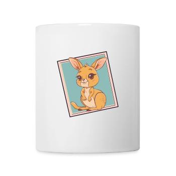 Kangaroo Beuteltier Melbourne - Tasse - Weiß - Vorne