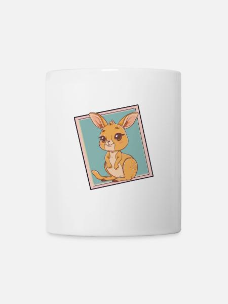 Kangaroo Beuteltier Melbourne - Tasse - Weiß