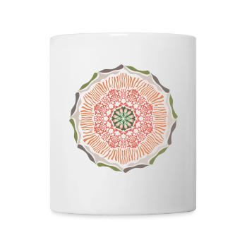 Mandala in spring colors - Mug - white - Front