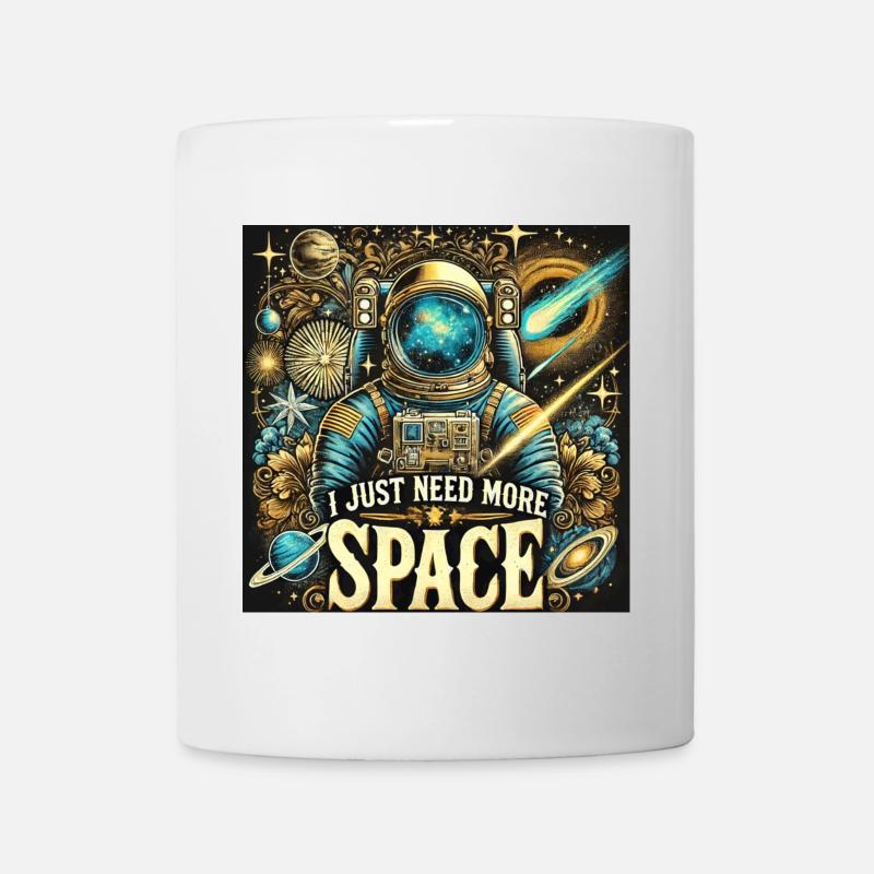 MORE SPACE - Tasse - Weiß