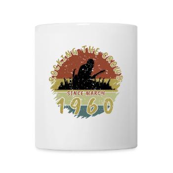 65. Geburtstag Rocking the crowd GIT 03/1960 - Tasse - Weiß - Vorne
