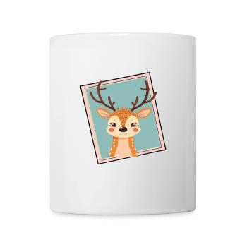 Hirsch Wald Hirschjagd - Tasse - Weiß - Vorne
