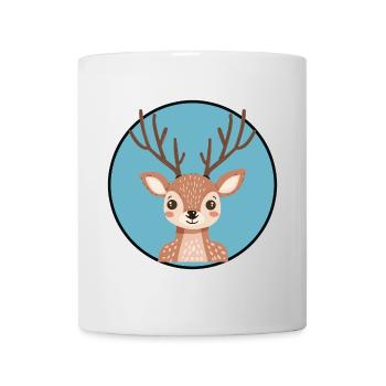 Hirsch Hirschjagd Waldbewohner - Tasse - Weiß - Vorne