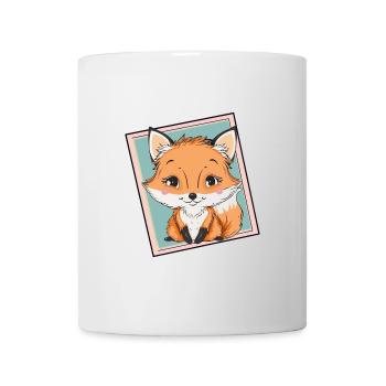Fuchs Wald Waldtier - Tasse - Weiß - Vorne