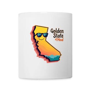 Golden State of Mind - Tasse - Weiß - Vorne