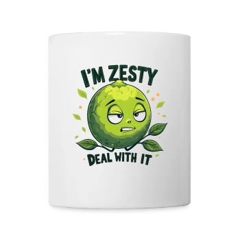 I'm Zesty, Deal With It - Mug - white - Front