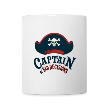 Captain of Bad Decisions - Tasse - Weiß - Vorne