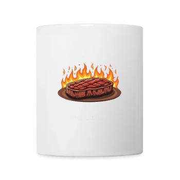 Chef-d’œuvre du gril en cours - Mug blanc - blanc - Devant