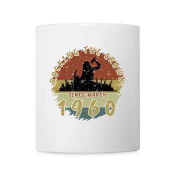 65. Geburtstag Rocking the crowd SNG 03/1960 - Tasse - Weiß - Vorne