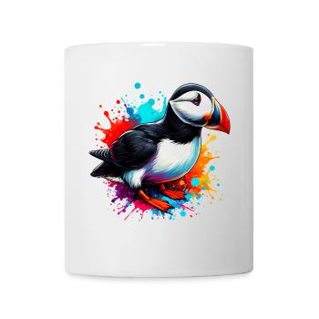 Papageitaucher - Tasse - Weiß - Vorne