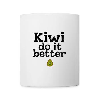 Kiwi : Mieux faire - Mug blanc - blanc - Devant