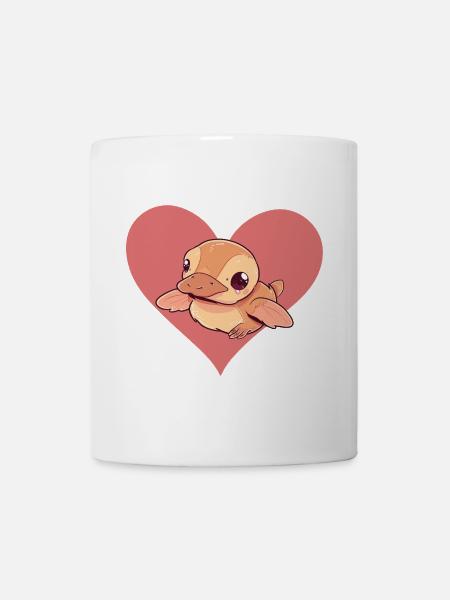 Entchen Ente Schnabel - Tasse - Weiß