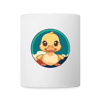 Ente Vogel Quak - Tasse - Weiß - Vorne