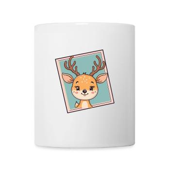 Hirsch Rehkitz Hirschjagd - Tasse - Weiß - Vorne