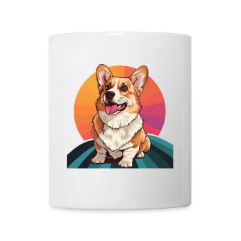 Chien Chien Amoureux Doberman - Mug blanc - blanc - Devant