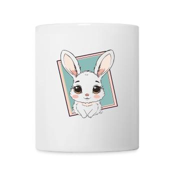 Hase Ostern Hasenzahn - Tasse - Weiß - Vorne