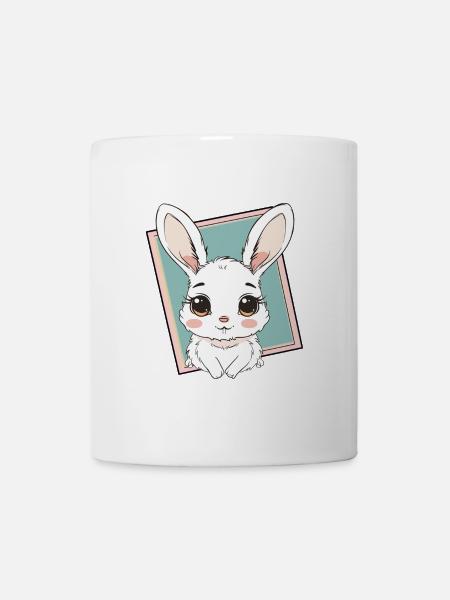Hase Ostern Hasenzahn - Tasse - Weiß