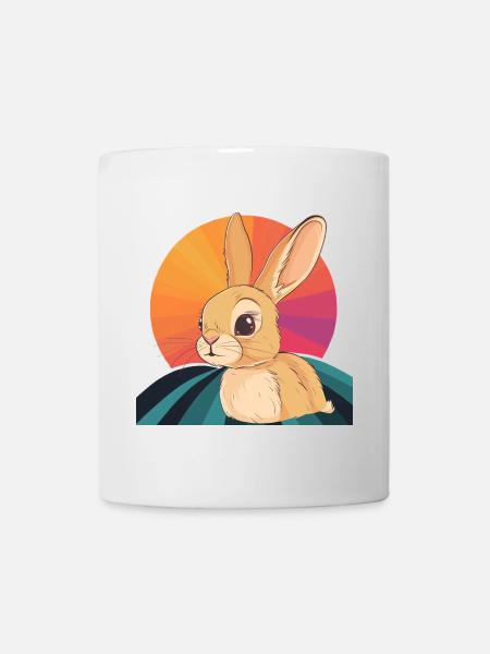 Hasenzahn Häschen Hase - Tasse - Weiß