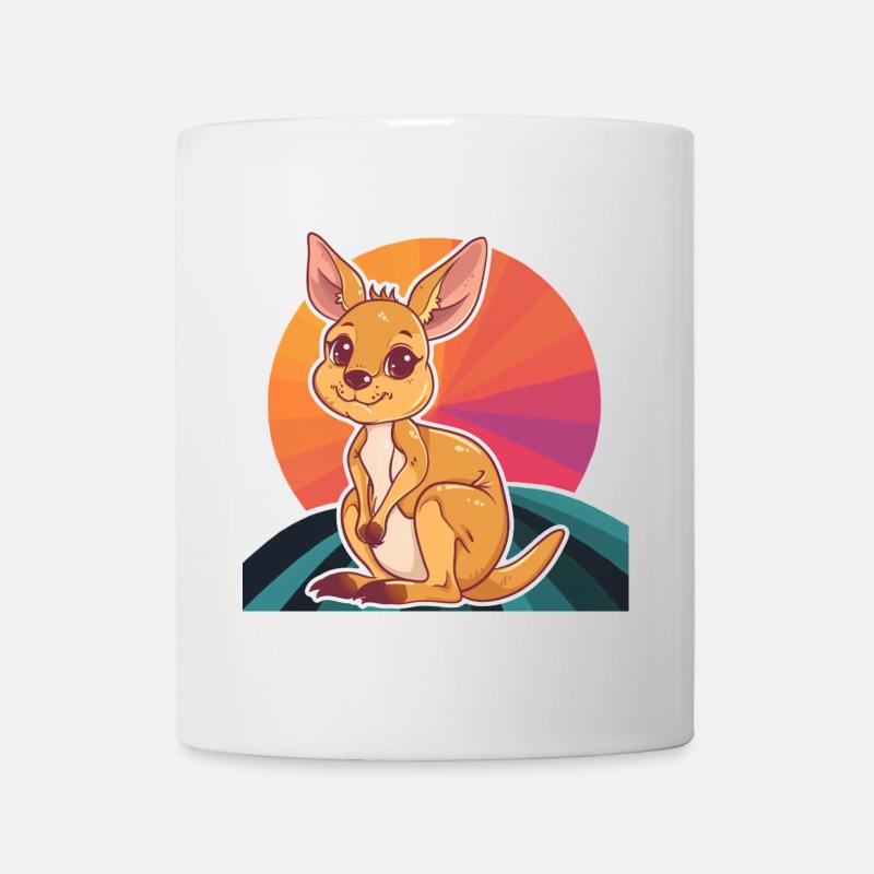 Marsupial de Kaengaroo - Mug blanc - blanc