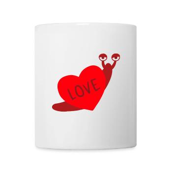 Liebe Schnecke - Tasse - Weiß - Vorne