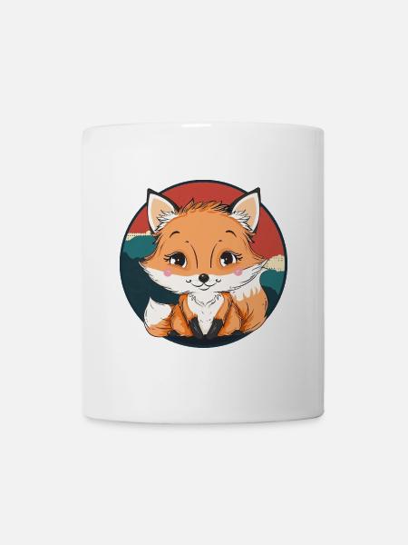 Fuchs Füchse - Tasse - Weiß