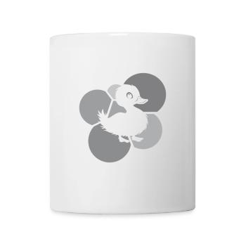 Canard à bec - Mug blanc - blanc - Devant