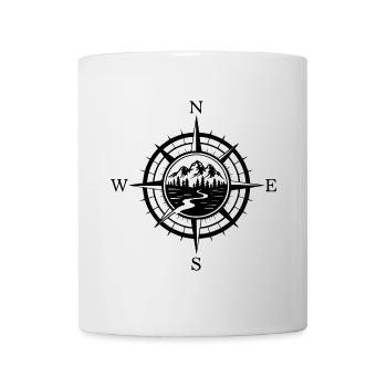 Mountains - Adventure Awaits - Mug - white - Front