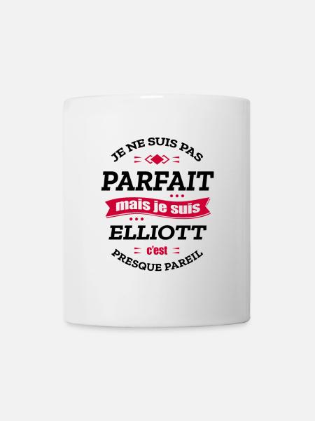 ELLIOTT PARFAIT - PRENOM ELLIOTT - Mug blanc - blanc