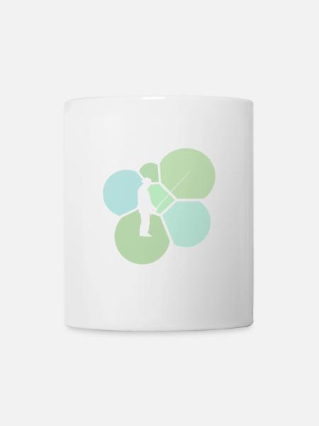 Fischen Fischerei Angelrute - Tasse - Weiß