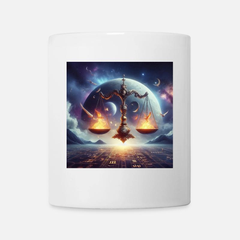 WAAGE \ Tierkreiszeichen - Tasse - Weiß