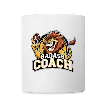 Knallharter Trainer Coach Löwe Football Geschenk - Tasse - Weiß - Vorne