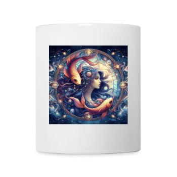 PISCES \ Zodiac Signs - Mug - white - Front
