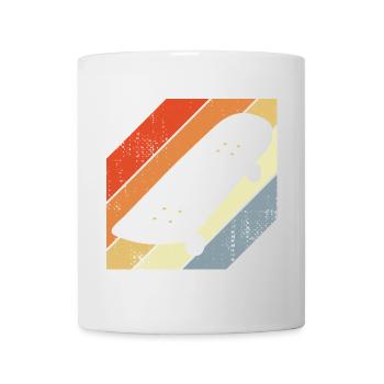 Skateboard Skizze - Tasse - Weiß - Vorne