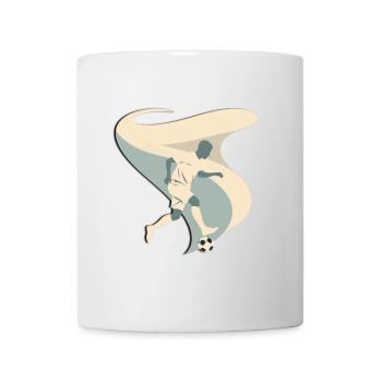 ⚽🔥 Football Passion – Player & Dribble T-Shirt - Mug - white - Front