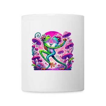 Frogs Dancing Under Mushrooms - Mug - white - Front