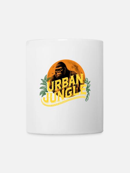 Urban Jungle Logo Color - Mug - white