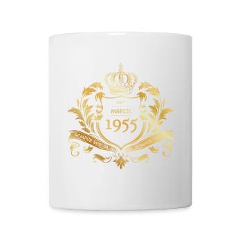 70th Birthday Semper Verum - Established 03/1955 - Mug - white - Front
