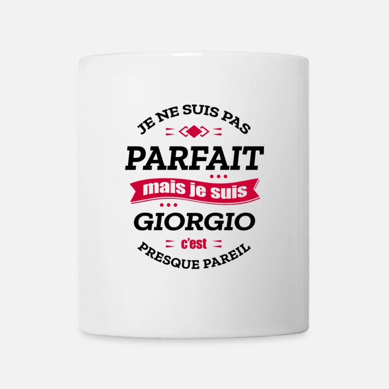 GIORGIO PARFAIT - PRENOM GIORGIO - Mug blanc - blanc
