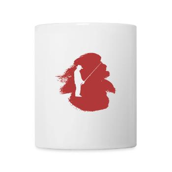 Fischer Fischerei Angelrute - Tasse - Weiß - Vorne