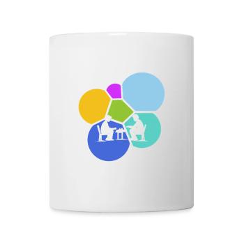Brettspiele Strategie Schach - Tasse - Weiß - Vorne