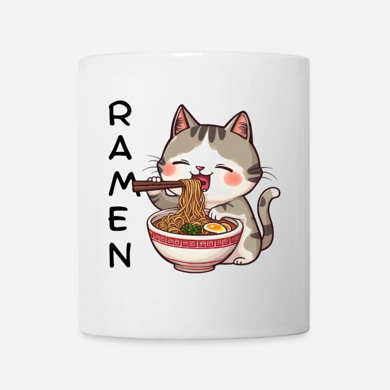 Ramen Cat - Tasse - Weiß