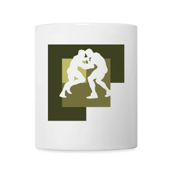 Wrestling Wrestler Kampfsport - Tasse - Weiß - Vorne