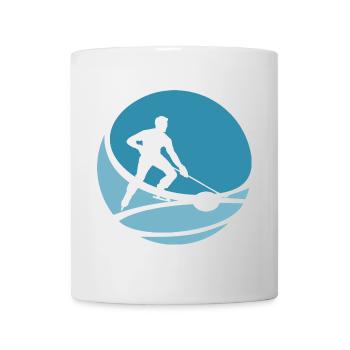 Curling Curling Stone Curling Iron - Mug - white - Front