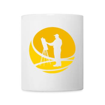 Peintre au pinceau - Mug blanc - blanc - Devant
