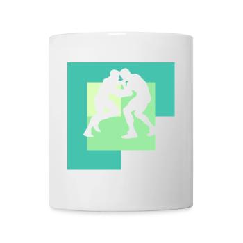 Wrestler Kampfsport Kämpfer - Tasse - Weiß - Vorne