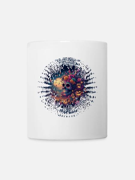 Día de los Muertos - Tasse - Weiß