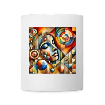 Schlafende Frau - Tasse - Weiß - Vorne