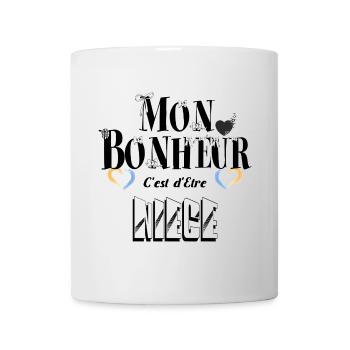 Mon Bonheur C'est d'Etre Nièce - Mug blanc - blanc - Devant
